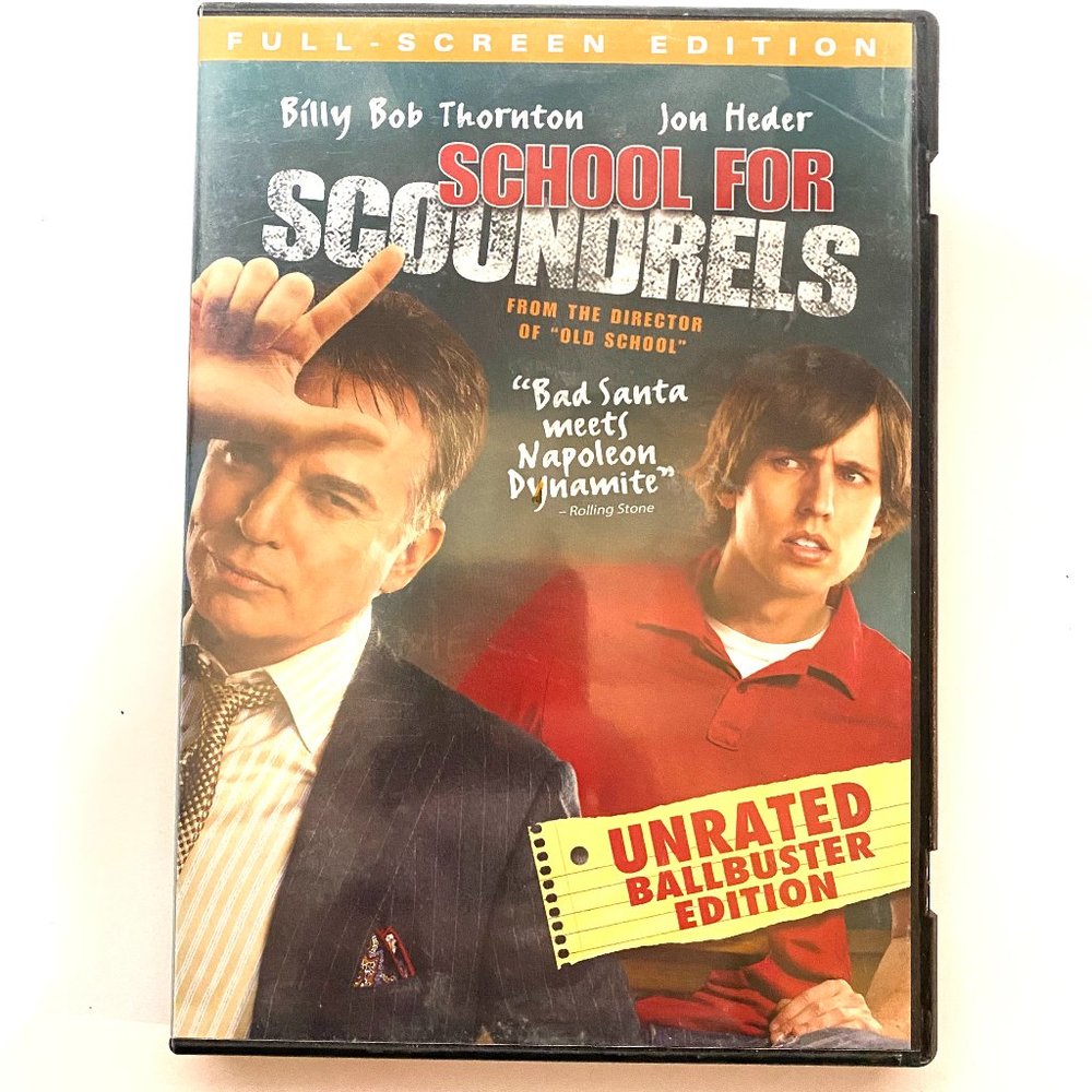 School For Scoundrels, Billy Bob Thornton, Unrated, DVD